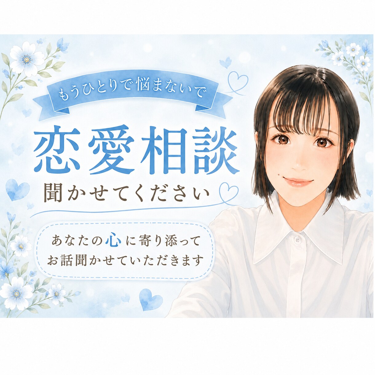恋愛相談＊辛いお悩みお聞きします HSP気質・元風俗嬢みどりがあなたの恋愛の悩みをお聞きします イメージ1