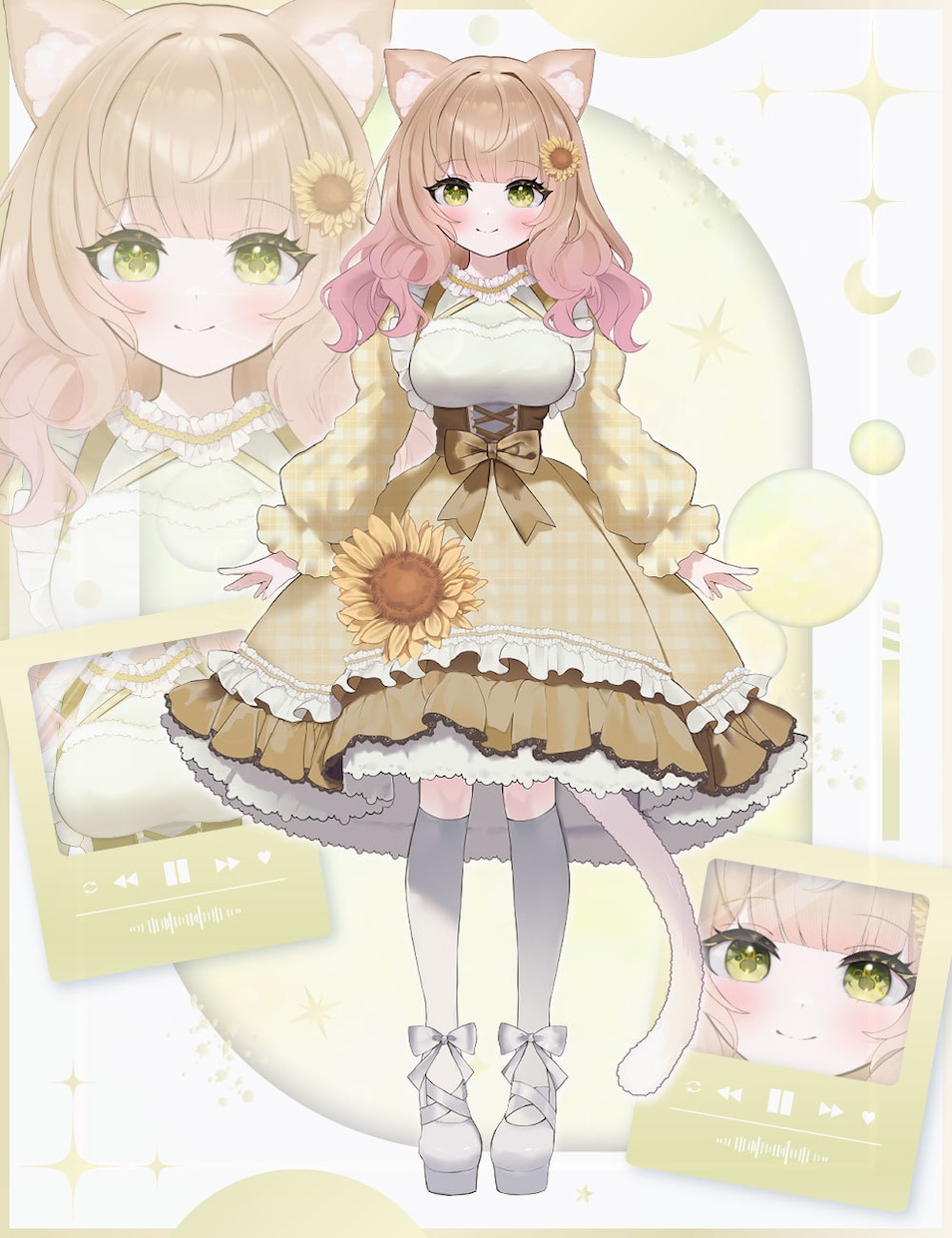 最短7日納品　立ち絵・パーツ分け制作いたします Vtuberさまの配信、ゲームやTRPGの立ち絵などに！ イメージ6
