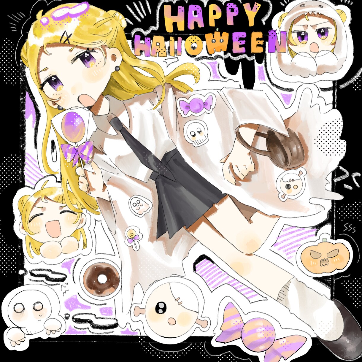 配信者さんのサムネイル、歌ってみた描きます ！顔面アップ〜全身まで料金統一！ イメージ1