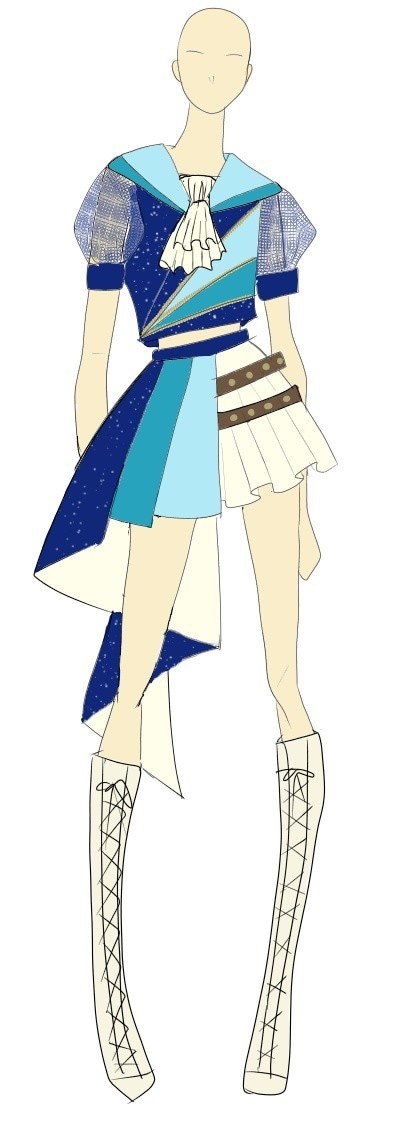 舞台・アイドル・キャラクター向け衣装デザインします 2.5次元舞台やアイドル、Vtuber、の衣装デザインします イメージ1