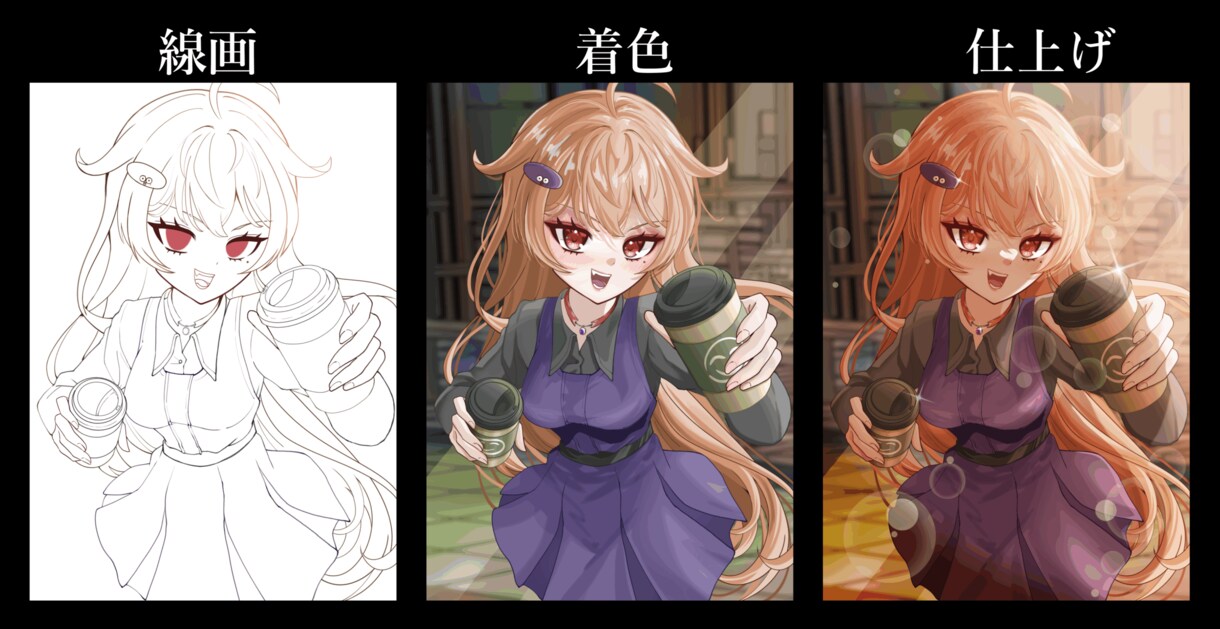 1枚絵・アイコン等描きます 表情豊かなイラストであなたの希望を形にします イメージ4