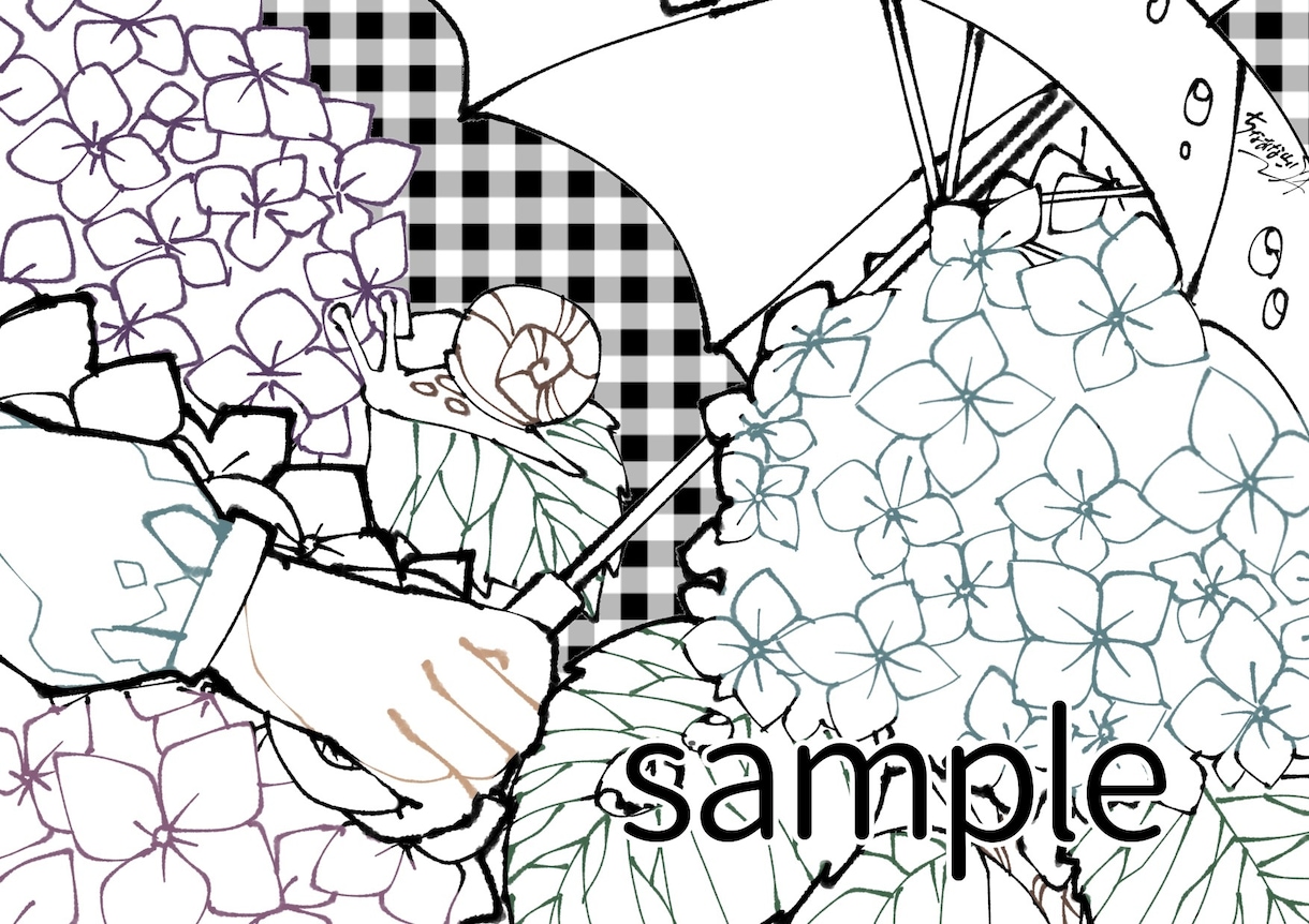 可愛らしい大人向け塗り絵、作ります 小さなお子様向けに！大人用に難しく！なんでも対応出来ます。 イメージ3
