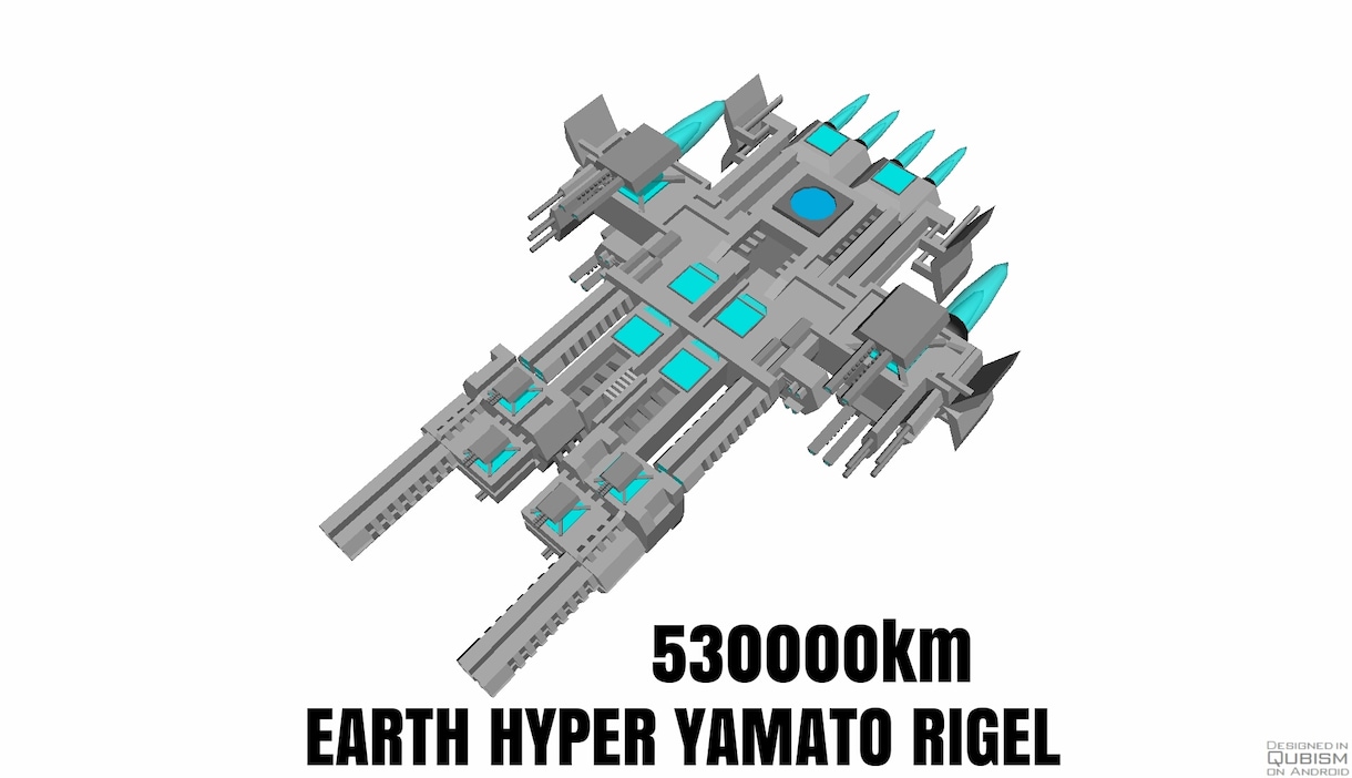 宇宙船達を販売します QUBISM3Dで作成した宇宙戦艦達です。 イメージ3