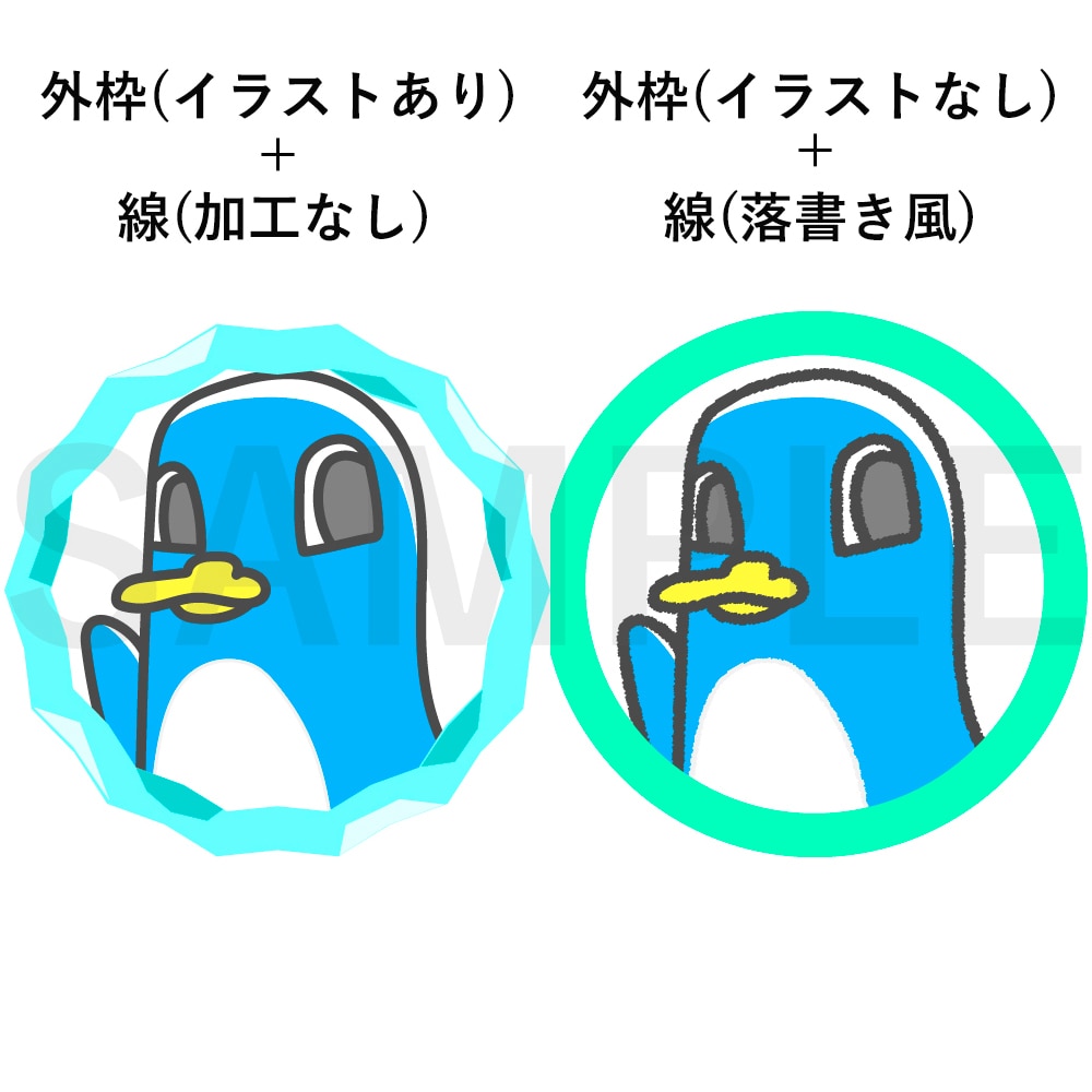 SNS向け動物の顔イラストアイコンを描きます あなただけのかわいいデフォルメ風アイコンを描きます(^^♪ イメージ2
