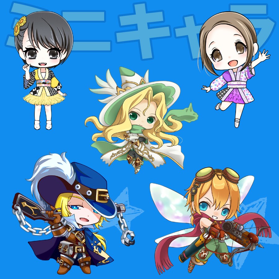 ミニキャラ作成致します psdパーツ分け対応しています。 イメージ6