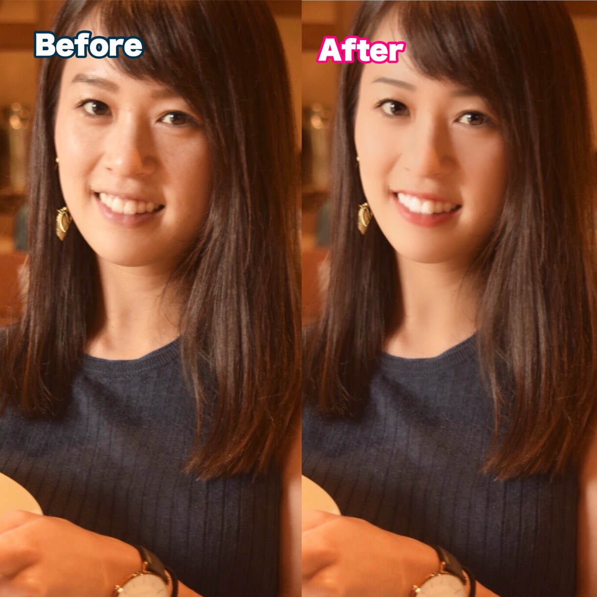 アイコン顔写真を超自然体に美しく加工します 一目瞭然、アイコン1つで人の反応は変わる！ イメージ3