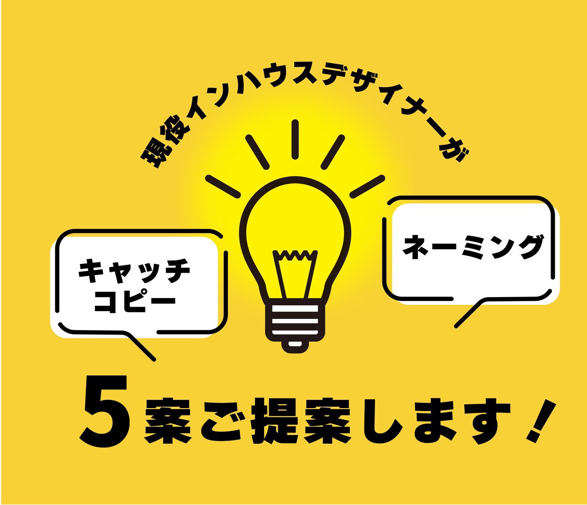 現役インハウスデザイナーが5案ご提案します 商品名やブランド名、キャッチコピーなどご相談ください！ イメージ1