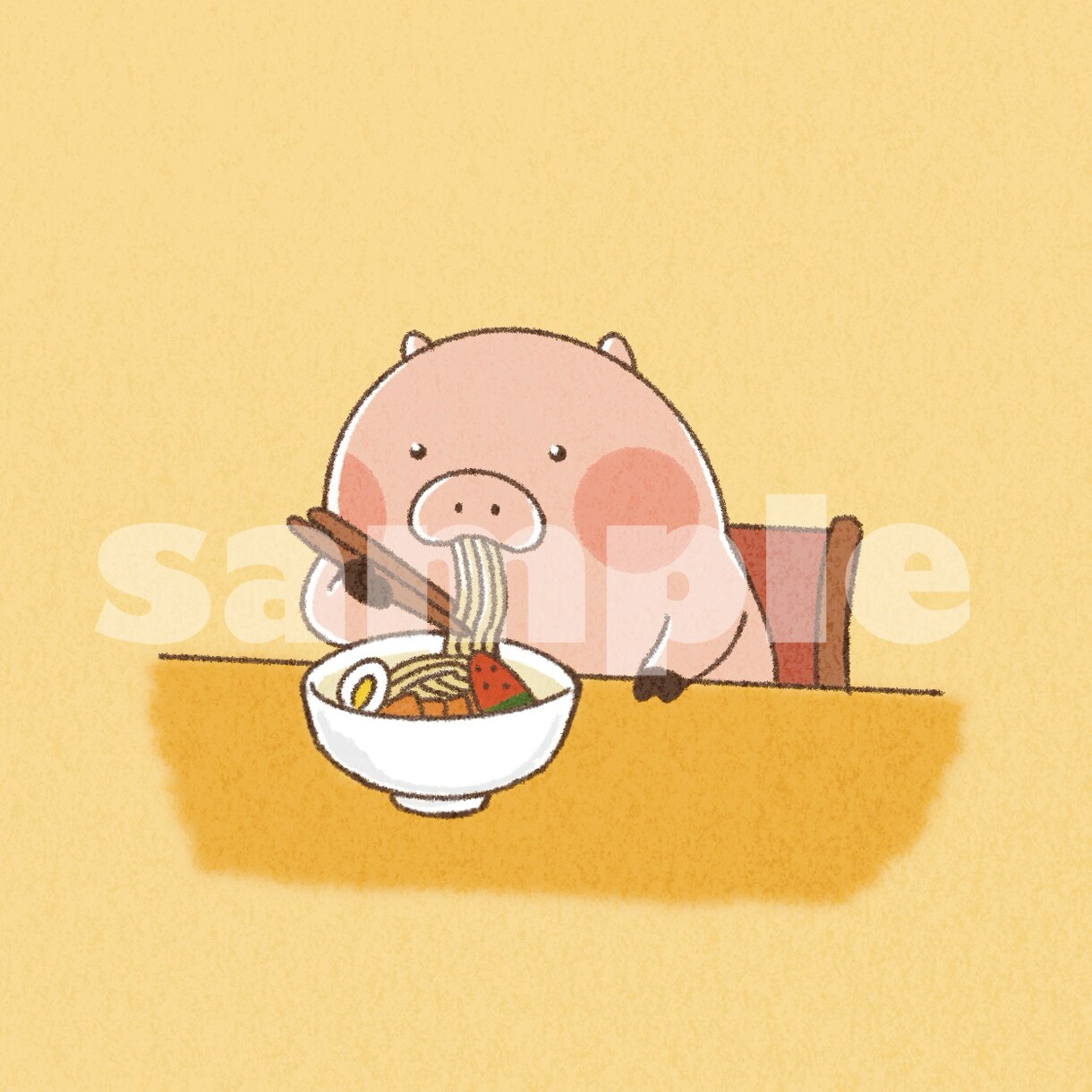 ゆるくてかわいい動物イラスト描きます SNSのアイコンに！修正回数無制限！ イメージ4