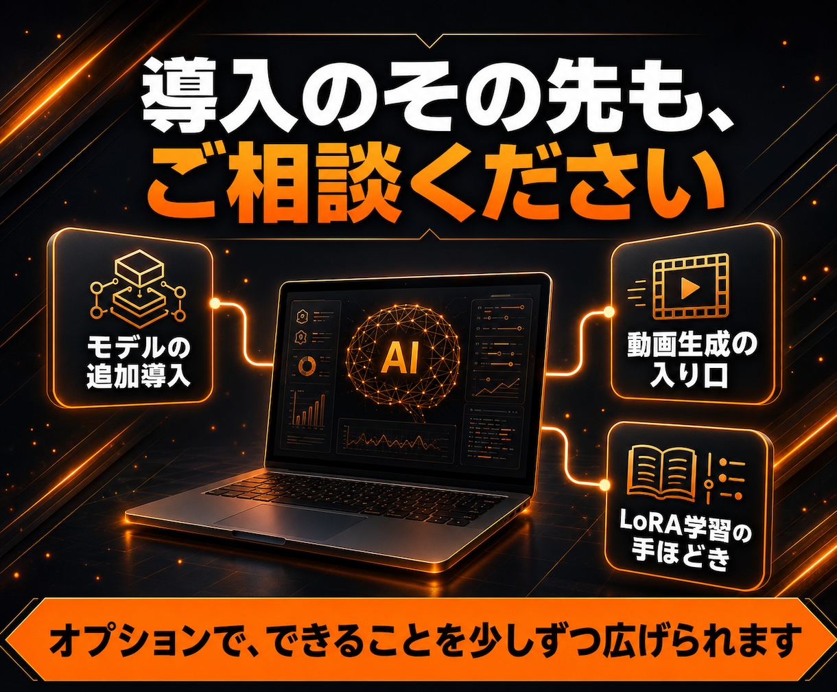 Stable Diffusion導入支援します 画面共有で丁寧に導入支援。厳選モデル集つき イメージ8