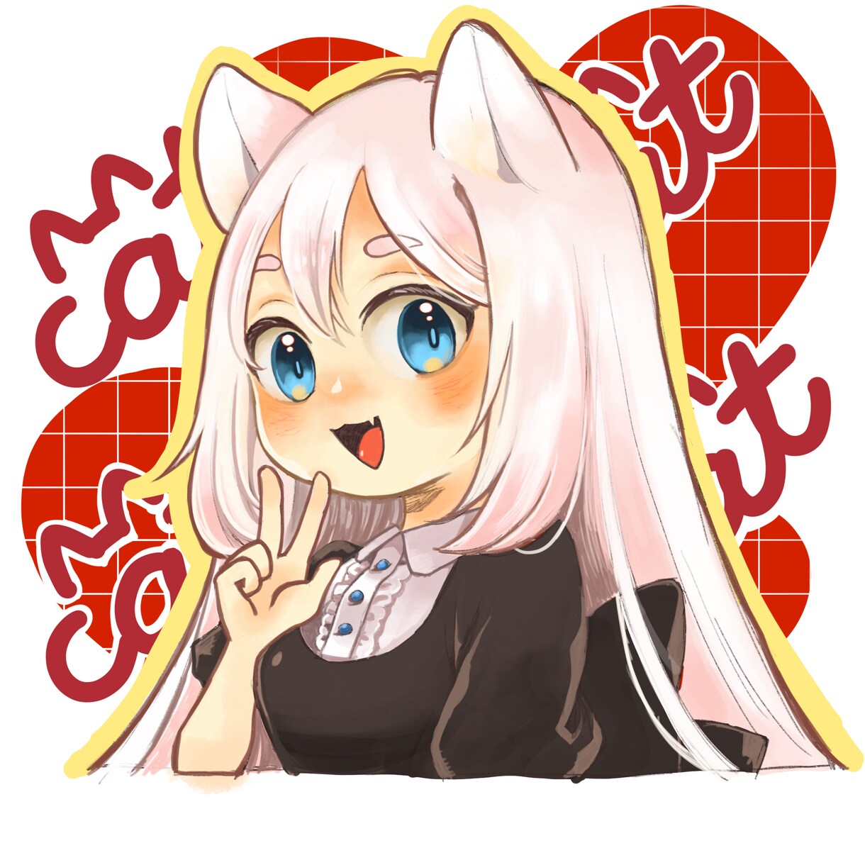 デフォルメ可愛いイラスト描きます ちいさい、ざっくりな可愛いイラストです イメージ5