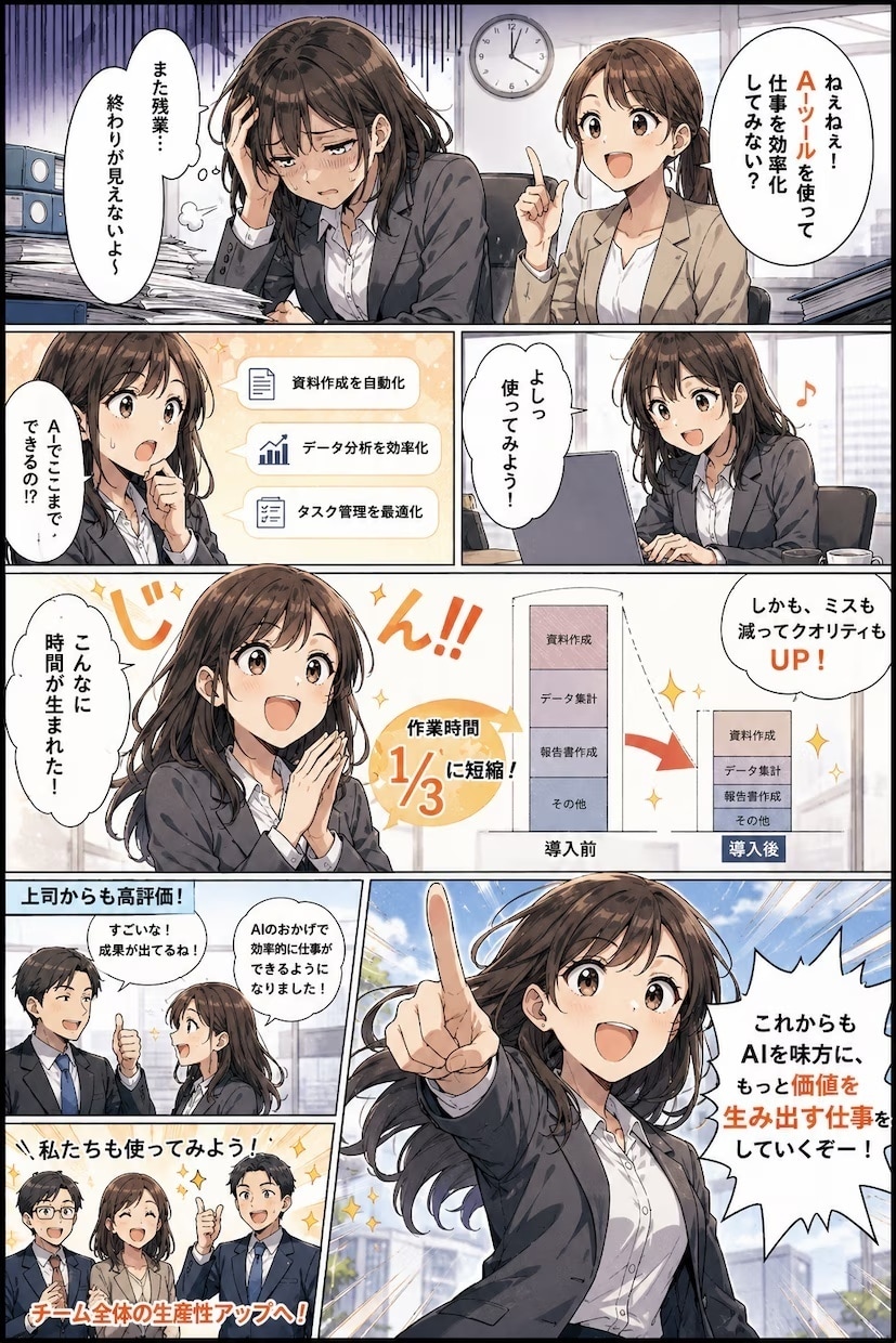 完全版｜AI漫画制作プロンプト一式を提供します キャラ固定・コマ割り・演出設計を効率化できるテンプレート集 イメージ9