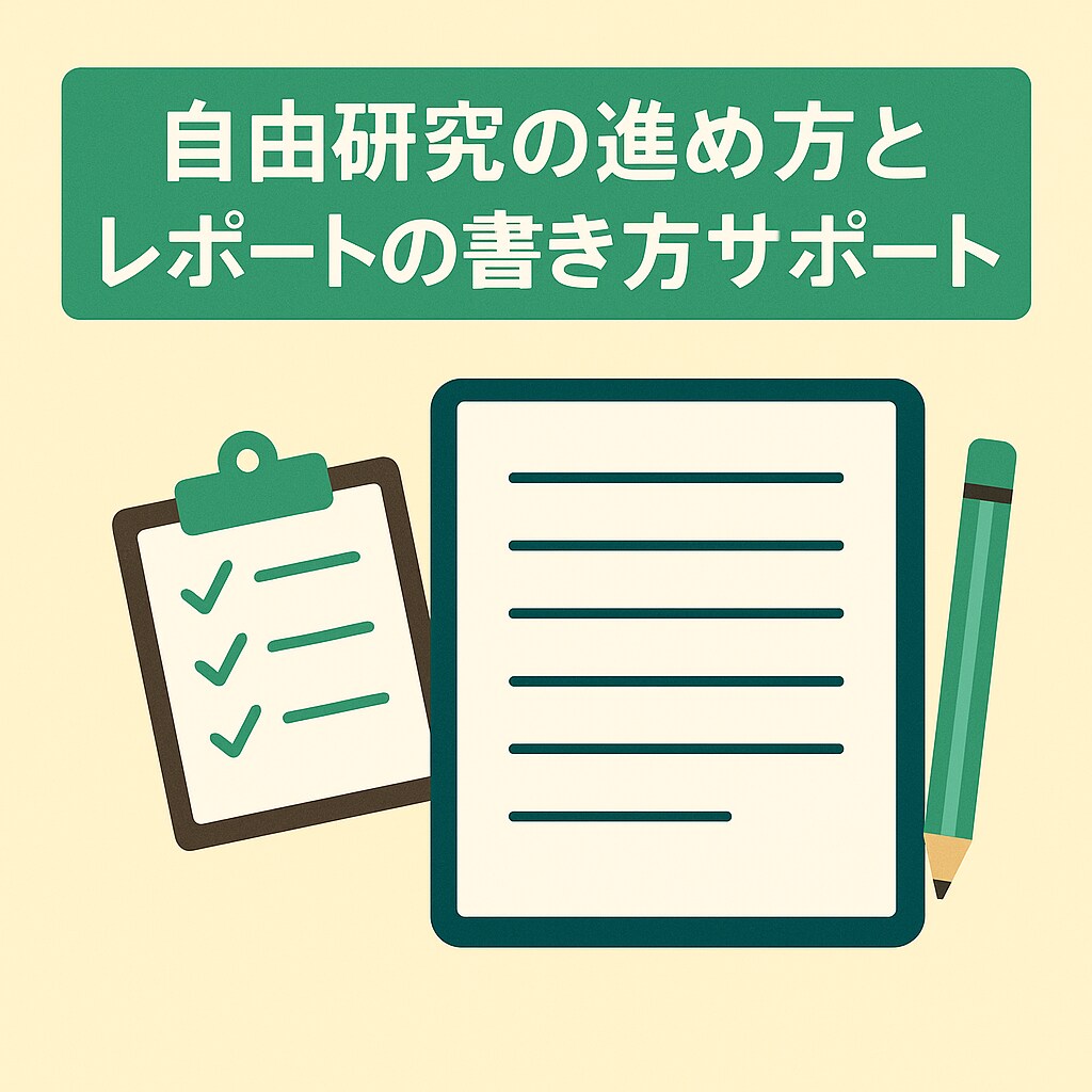 自由研究の進め方・レポートの書き方サポートます 実験の進め方と書く手順をやさしく解説 イメージ1