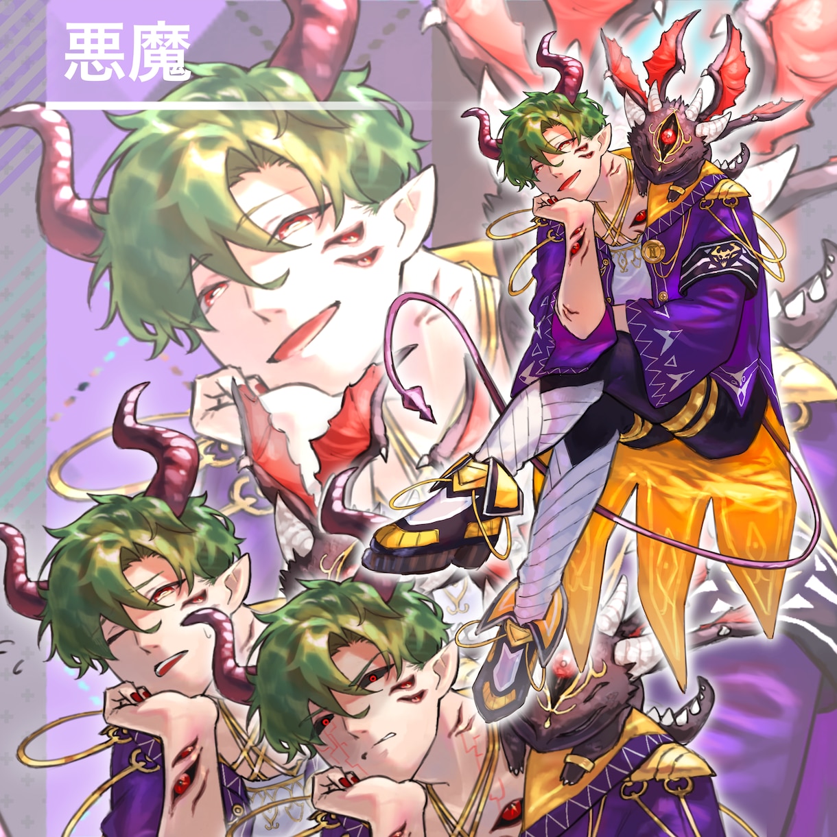 TRPGキャラクター立ち絵制作します はっきり・すっきりした色使いのキャラクターを制作します！ イメージ9