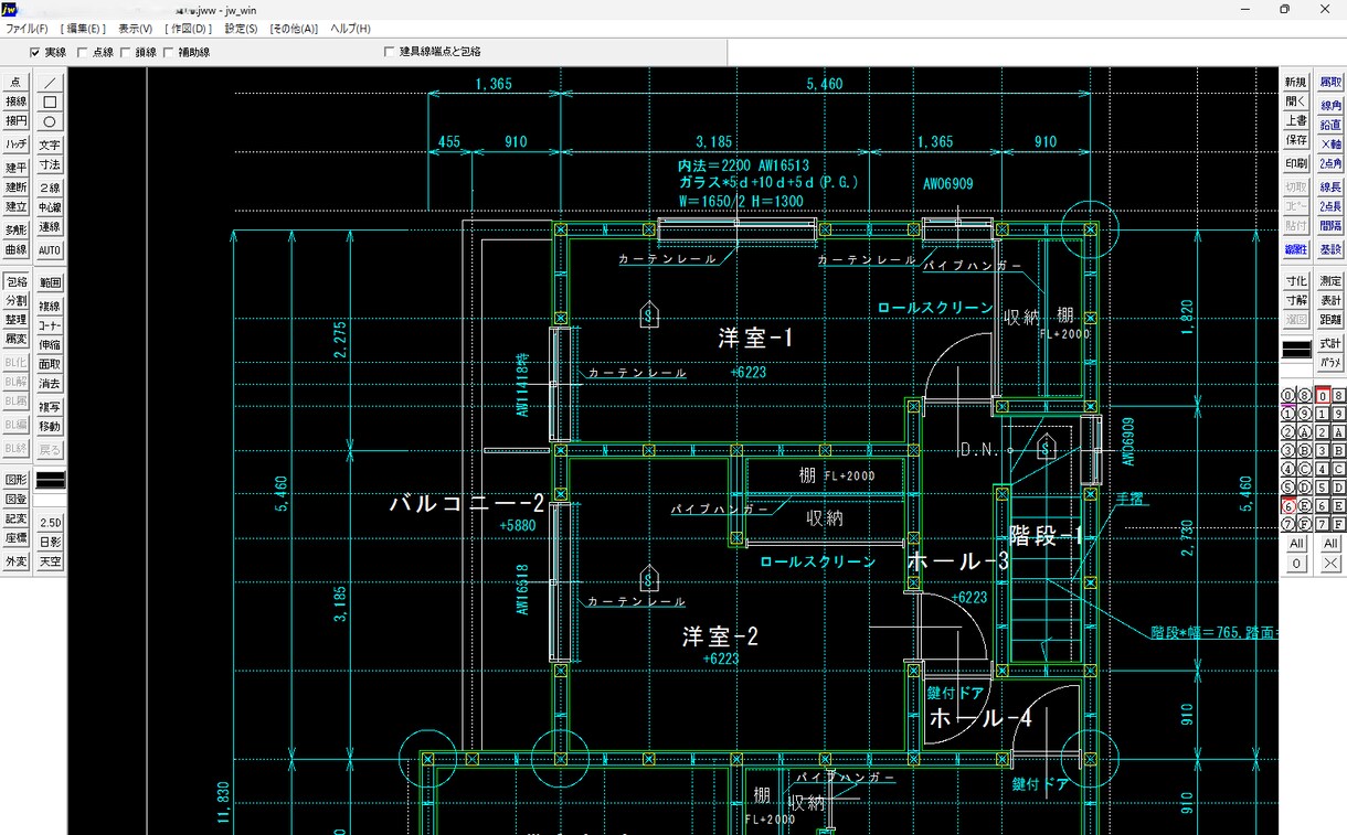 Jw_cadで竣工図/立面図などを作成します 建築士と共に活動しており、丁寧な対応を心がけます。 イメージ2