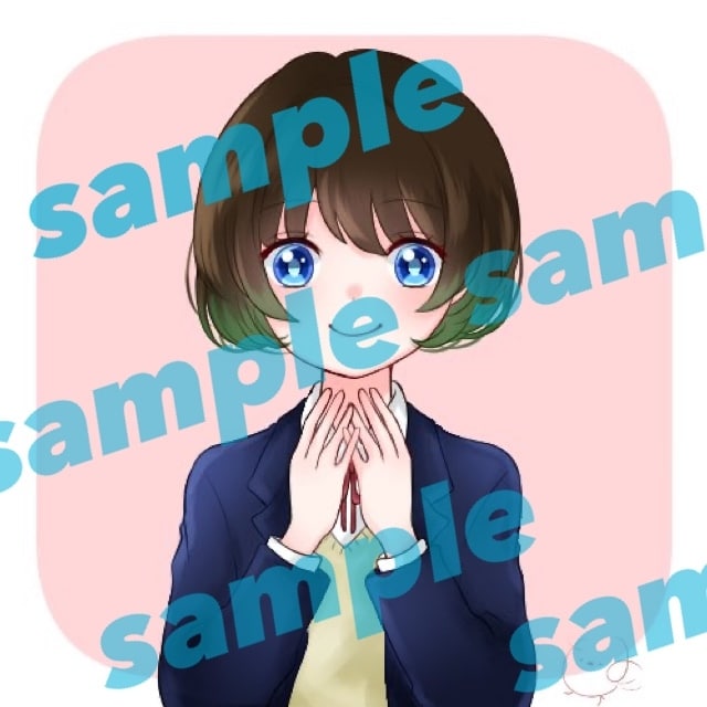 シンプルで可愛いアイコン制作します SNSで使用するアイコンを描きます！【版権/オリジナル】 イメージ6