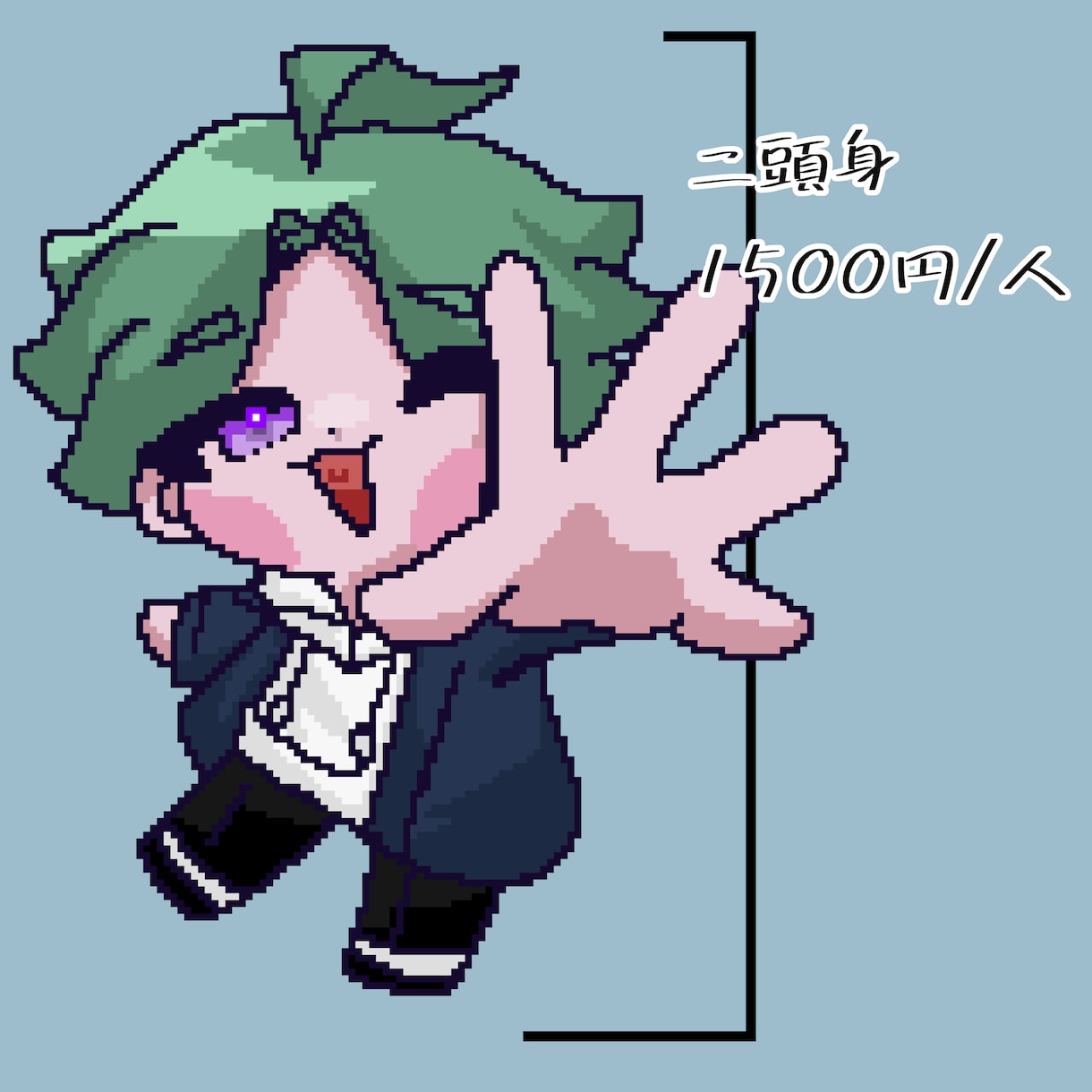 可愛らしくポップな絵柄でドット絵描きます 安くて早い、あなただけのイラストを！ イメージ3