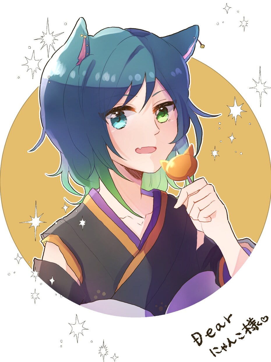 彩やかな等身キャラアイコン描きます 配信者さま・創作キャラ・夢主・代理ちゃんなど描きます！ イメージ3