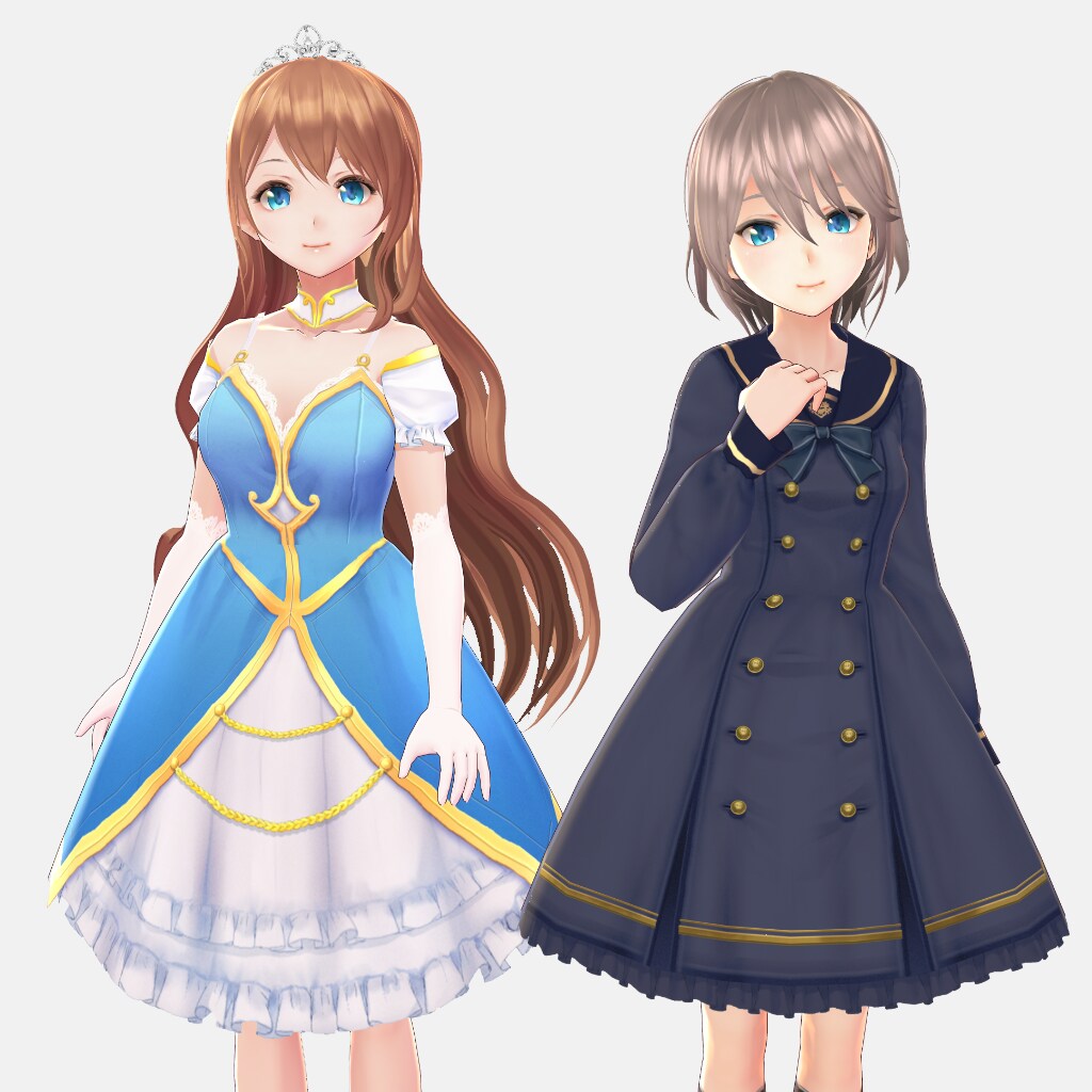 VRoidでオリジナル3Dモデルを制作致します Vtuber活動等に使える貴方だけの３Ｄモデルを作成します。 イメージ2