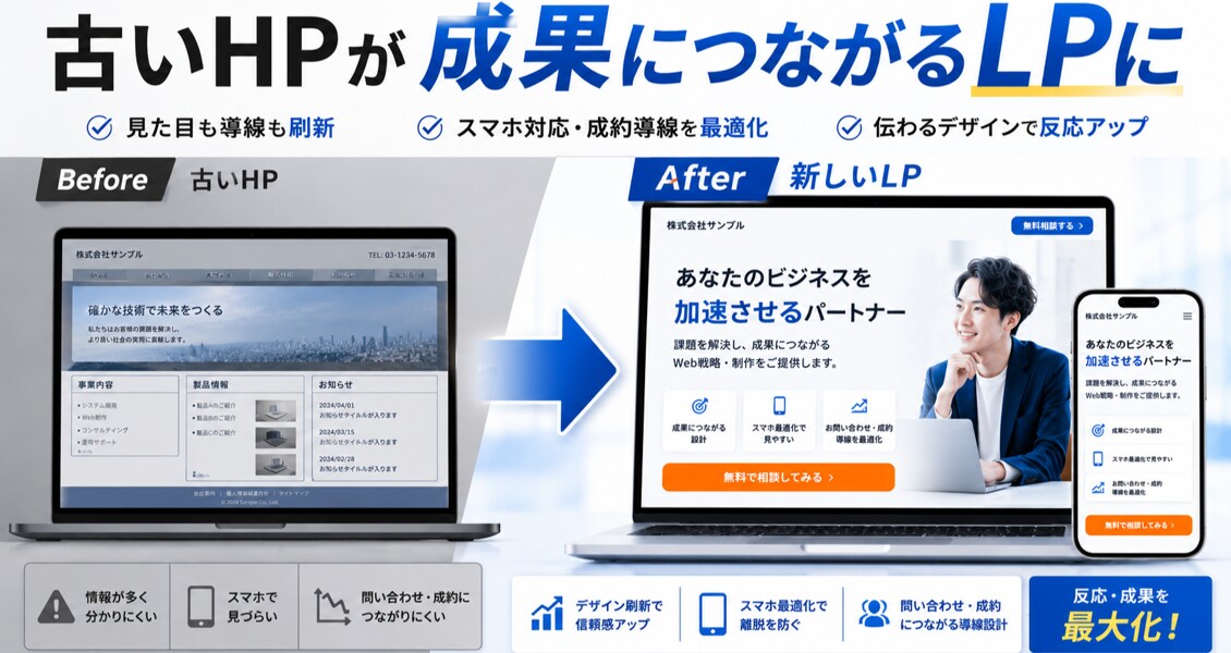 即日納品　個人事業主向けLP制作します 24時間以内納品 / 月額0円・編集機能オプション有り イメージ5