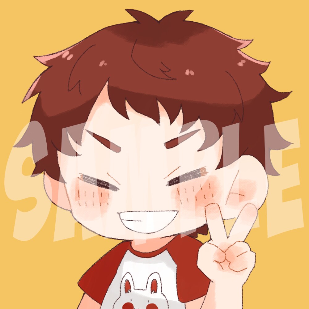 デフォルメかわいいアイコン制作します 思わず口に含みたくなる(?!)あなただけのかわいいイラスト！ イメージ6