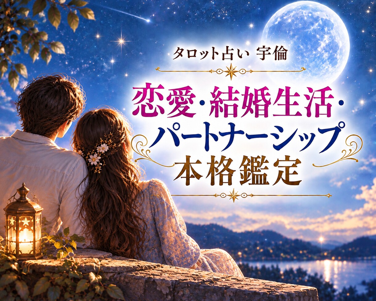 恋愛のゆくえやパートナーシップについて占います 現実的に課題や問題を整理し、次の一歩を考えたい方へ イメージ1