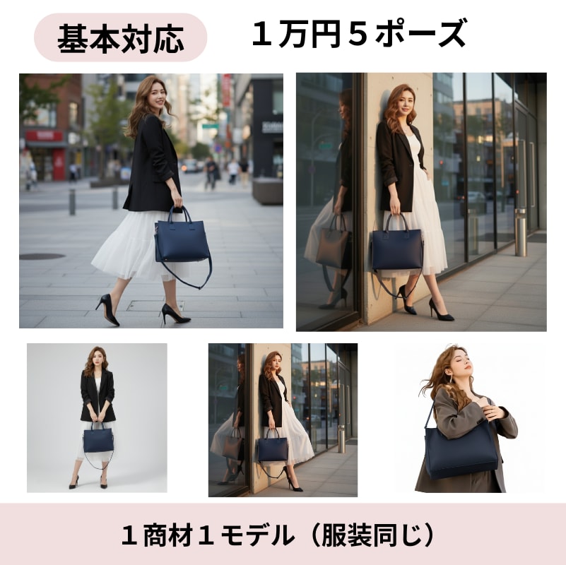 低コストで高品質！モデル画像に加工＆動画制作ます EC歴10年のノウハウで“売れる”写真＆動画を制作 イメージ2