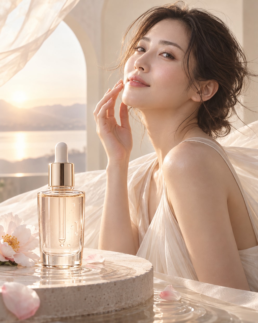 写真から人物が動く15秒AI広告動画を制作します 美容・コスメ向け｜撮影不要で人物が自然に動くCM イメージ2