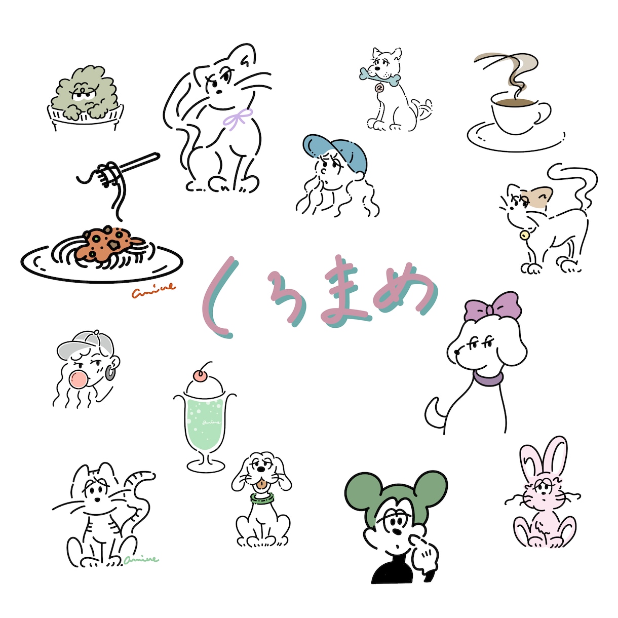 翌日納期可能！ポップな挿し絵・イラスト描きます 美大卒のフリーデザイナー、安心クオリティでお届けします！ イメージ2