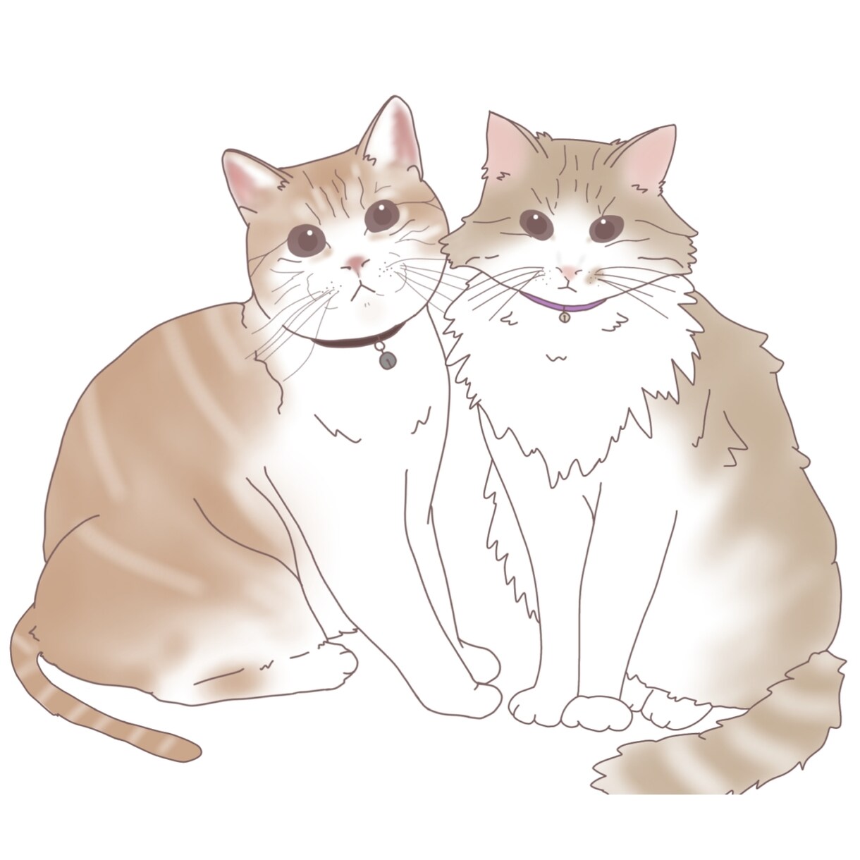 大切なペットのイラスト描かせていただきます 写真を元にペットのイラストを描かせていただきます！ イメージ2