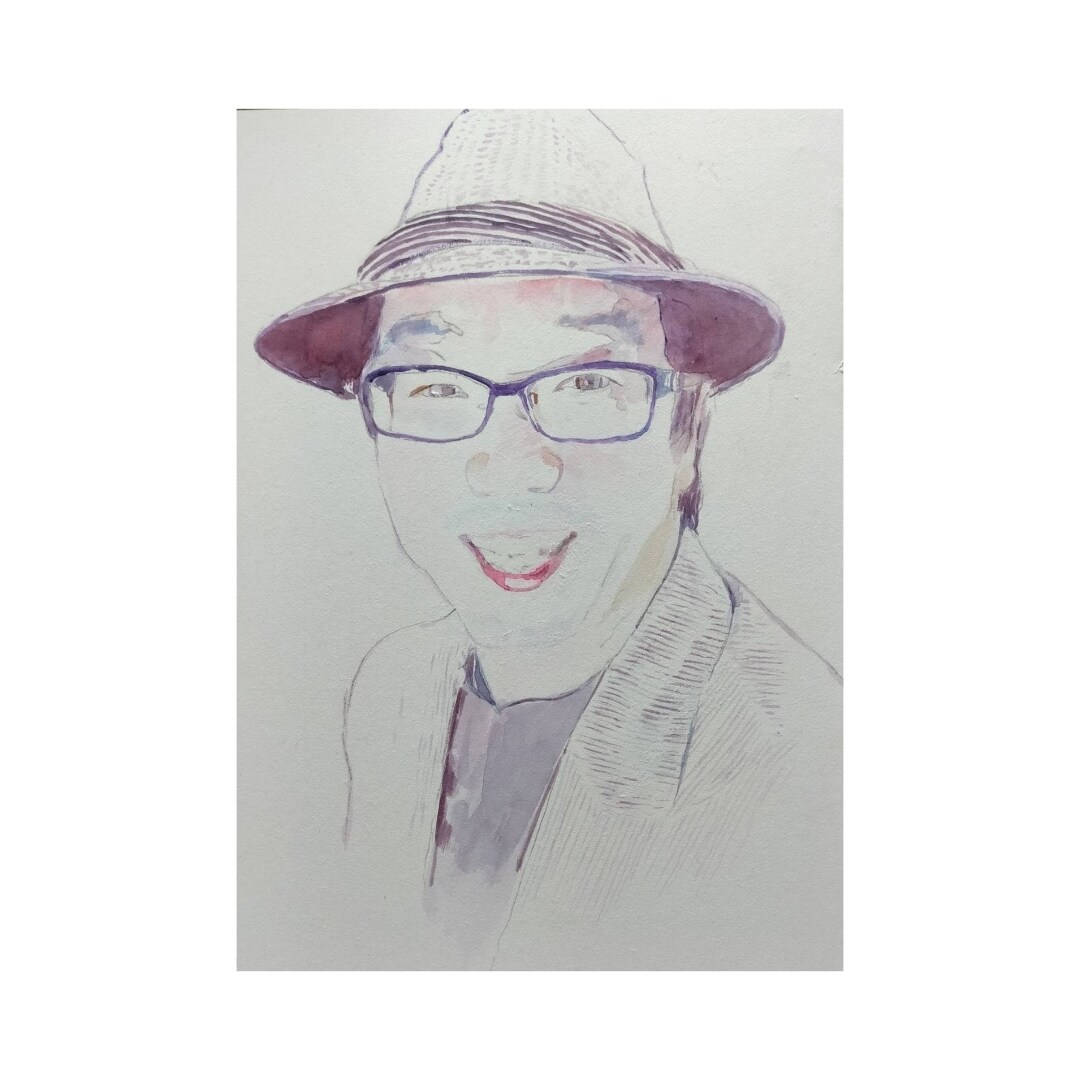 水彩でリアル似顔絵を描きます 手描きの一枚を飾ってください。 イメージ5