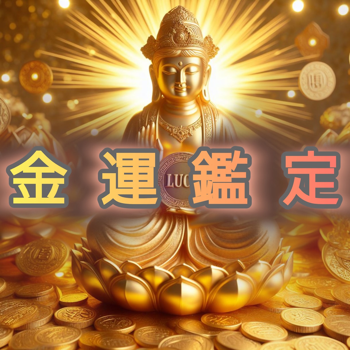 千里眼による強大なパワーで、金運を紡ぐ占いをします 【超強力　限定販売】貴方の運命の輪を回し、黄金の未来を紐解く イメージ1