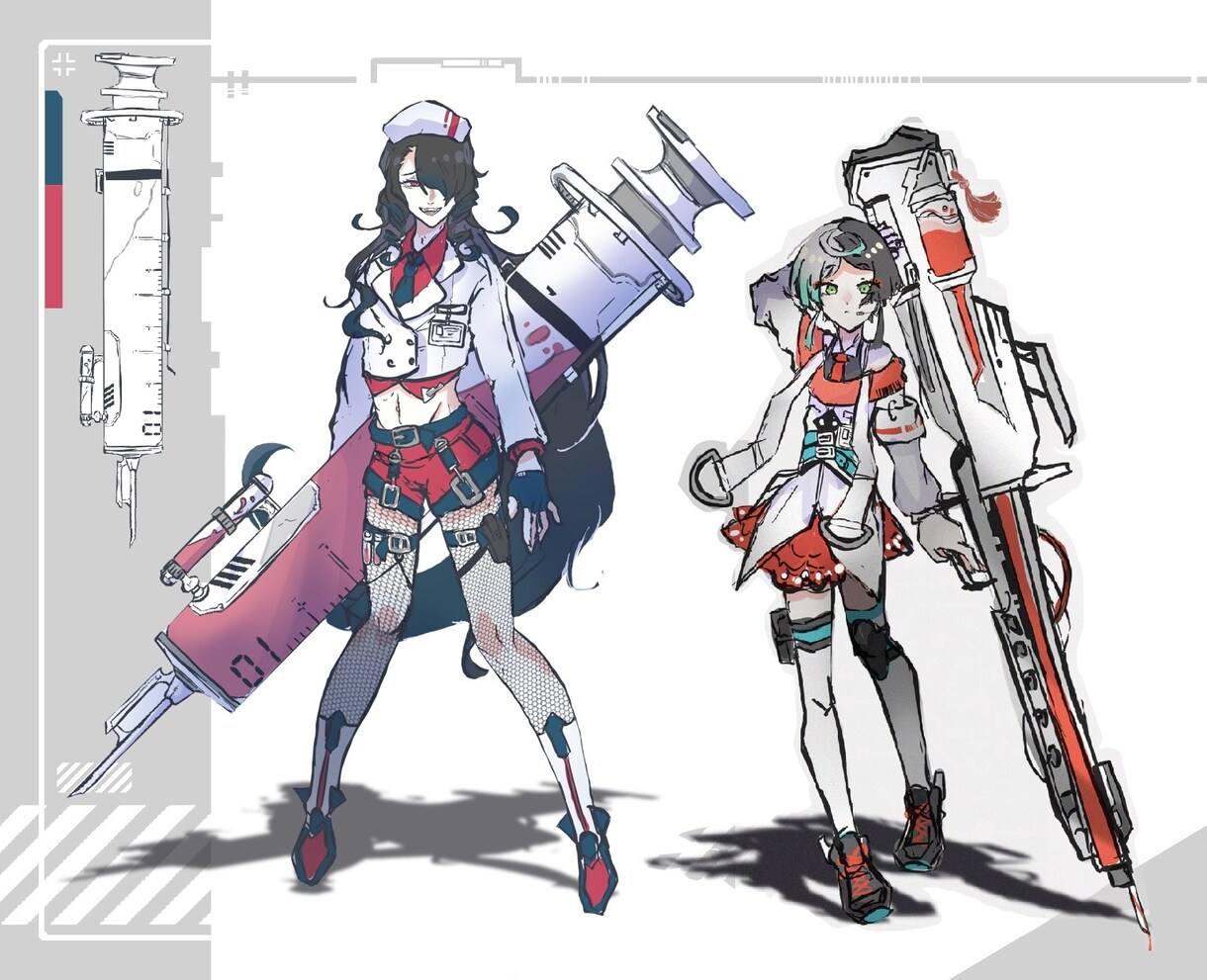 立ち絵や3面図など幅広く描きます 来年より値上げ予定です。ご相談のみでもお気軽に！ イメージ1