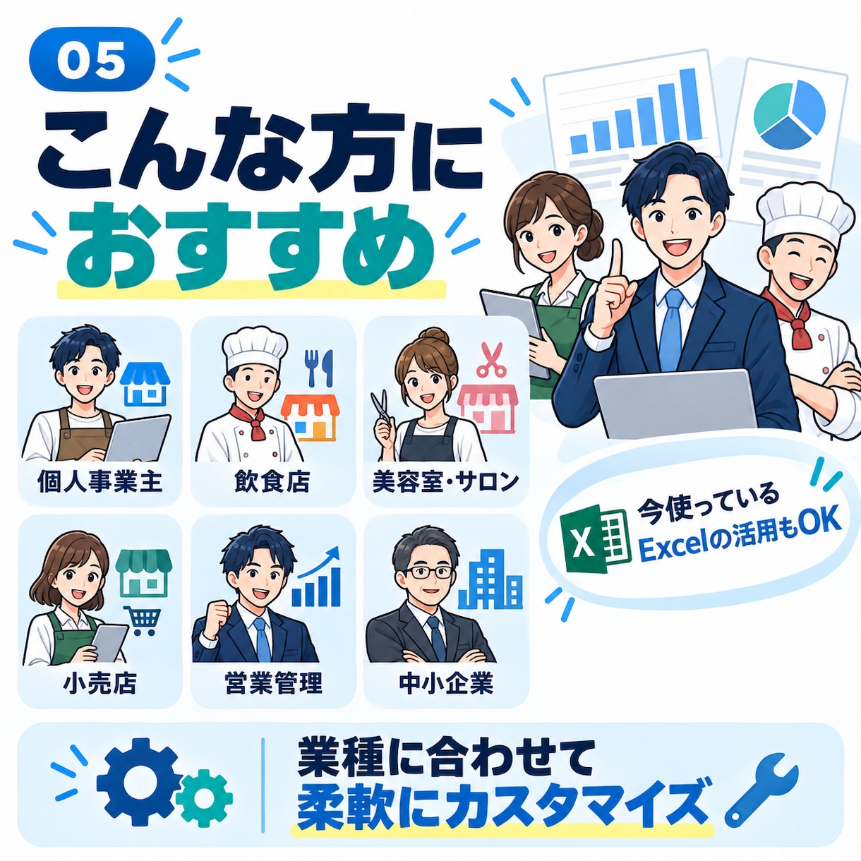 毎月の売上レポートを自動作成します 売上データを入力だけ！集計・グラフ・月次レポートを自動作成 イメージ5