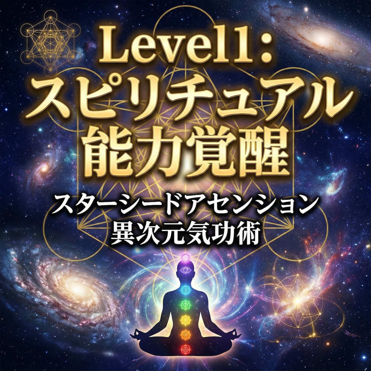スターシードアセンション 異次元気功術 覚醒します Level1:スピリチュアル能力覚醒 DNA チャクラ活性化 イメージ2