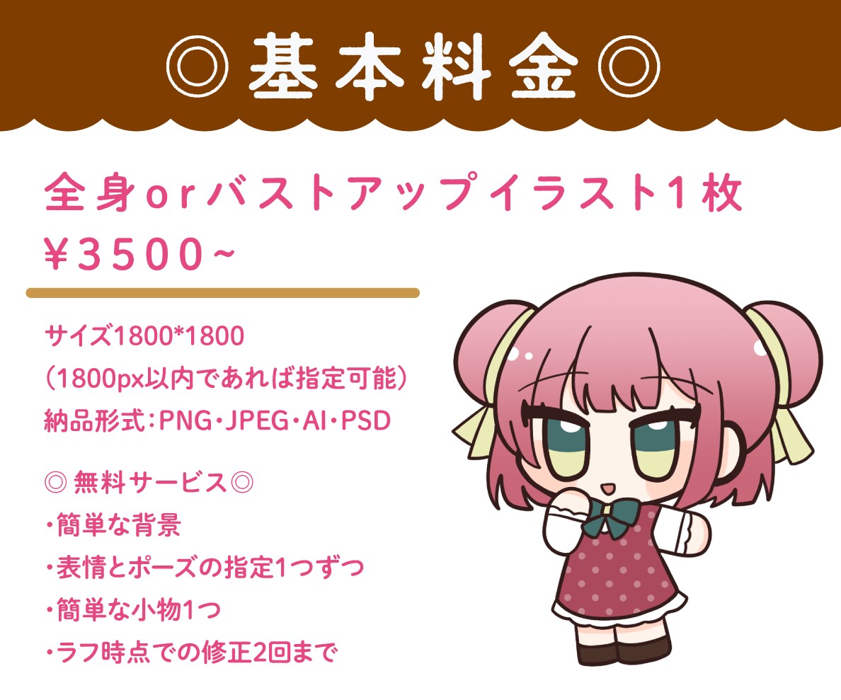 最短2日で納品◎ちまっとデフォルメイラスト描きます ミニキャラはお任せ下さい！アイコンや動画配信にいかがですか？ イメージ2