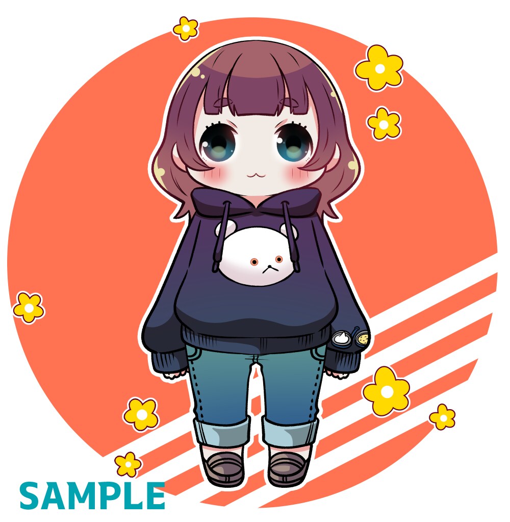 ちびキャラ描きます アイコンやヘッダーなどに使える可愛いちびキャラ‼ イメージ4