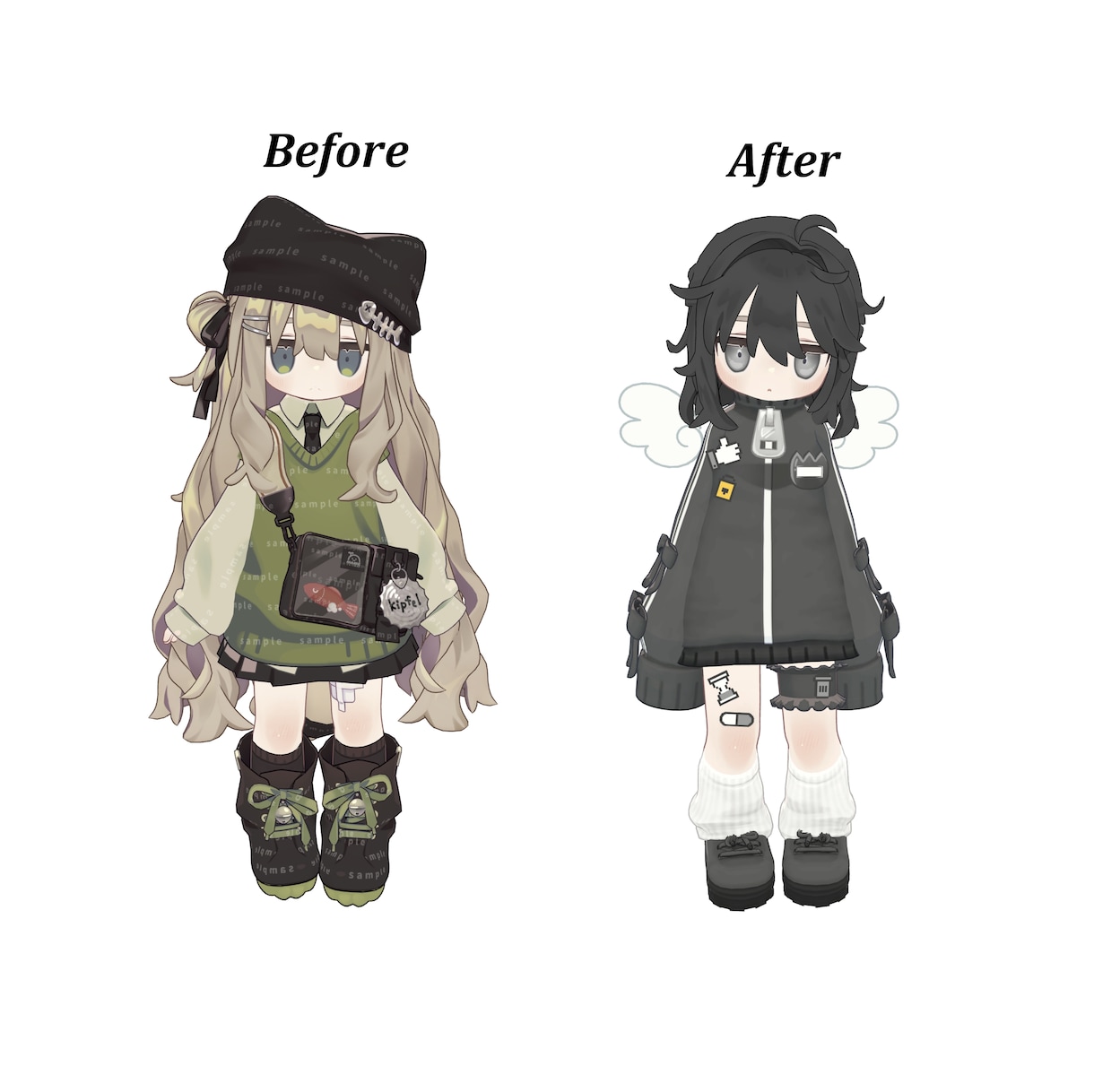 VRC アバター改変代行 承ります あなたの「理想」のアバターを一緒に作りませんか？ イメージ1