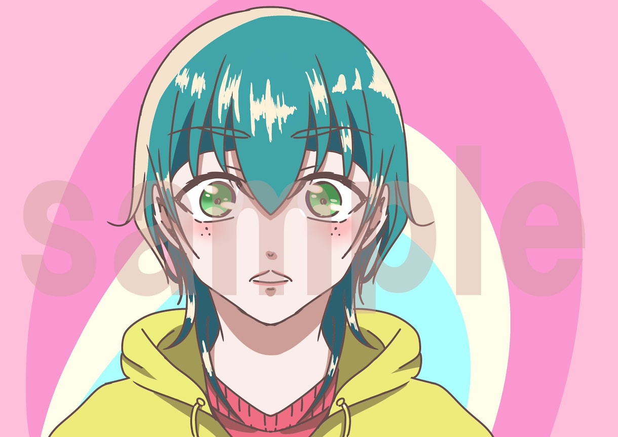 アニメ風(動画も可)のアイコン作ります アニメ風のイラストから目パチ、口ぱちまで任せて下さい！ イメージ2
