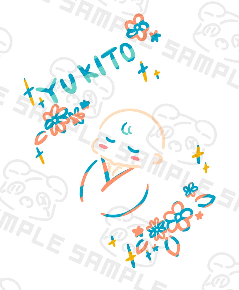 出産祝い・記念に｜赤ちゃんのイラスト制作します 記念にもグッズにも使える1枚です イメージ1