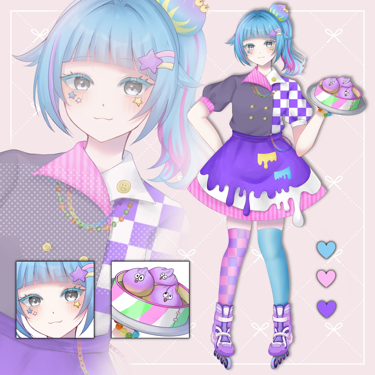 安価で立ち絵描きます 透明感のある厚塗りのイラストが得意です！ イメージ5