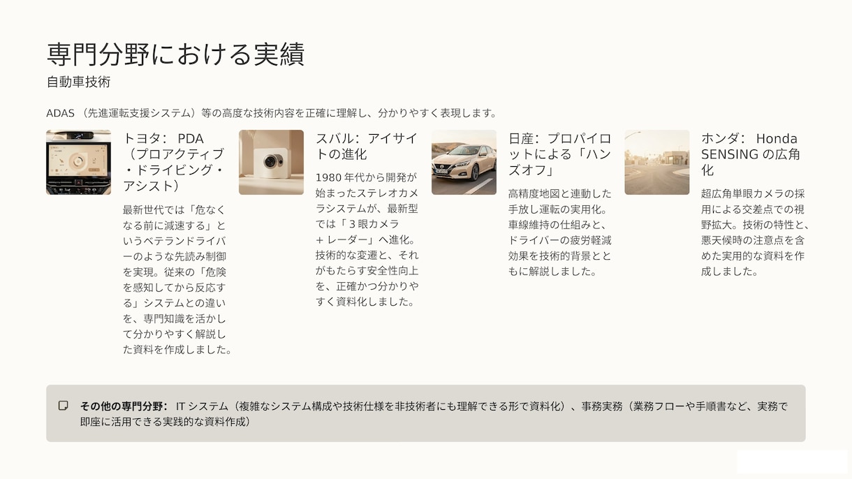 AI×人の手で音声を伝わる資料に仕上げます 文字起こしから構成・資料化まで一貫対応。技術系も対応可 イメージ9