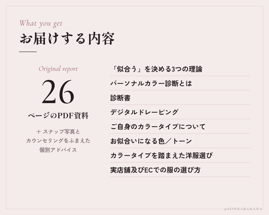 16タイプ｜服のプロがパーソナルカラー診断します 4シーズンをさらに細かく分析。26ページの資料付き イメージ3