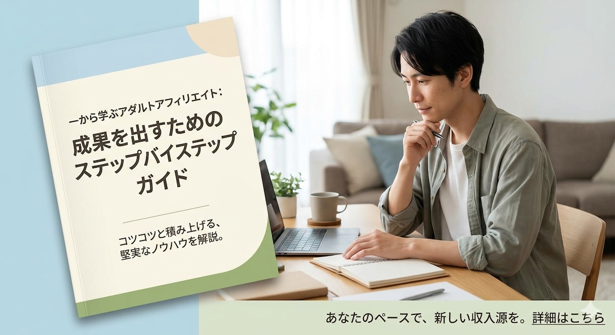 アダルトアフィリエイトの始め方教えます ブルーオーシャンのアダルトアフィリエイトの稼ぎ方教えます！ イメージ1
