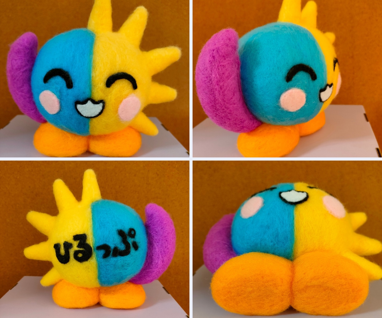 オリジナルフェルトマスコットを制作します フィギュア制作。記念日プレゼント、企業マスコットなど イメージ1