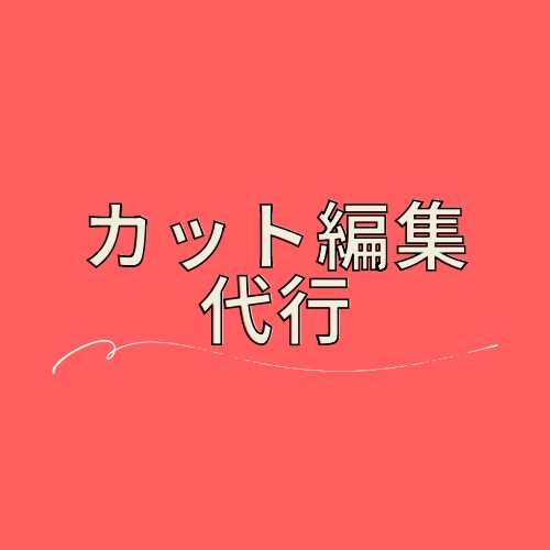 10分×1000円で面倒なカット作業のみ承ります 動画尺10分×1000円でカットのみ代行致します！※割引有 イメージ1