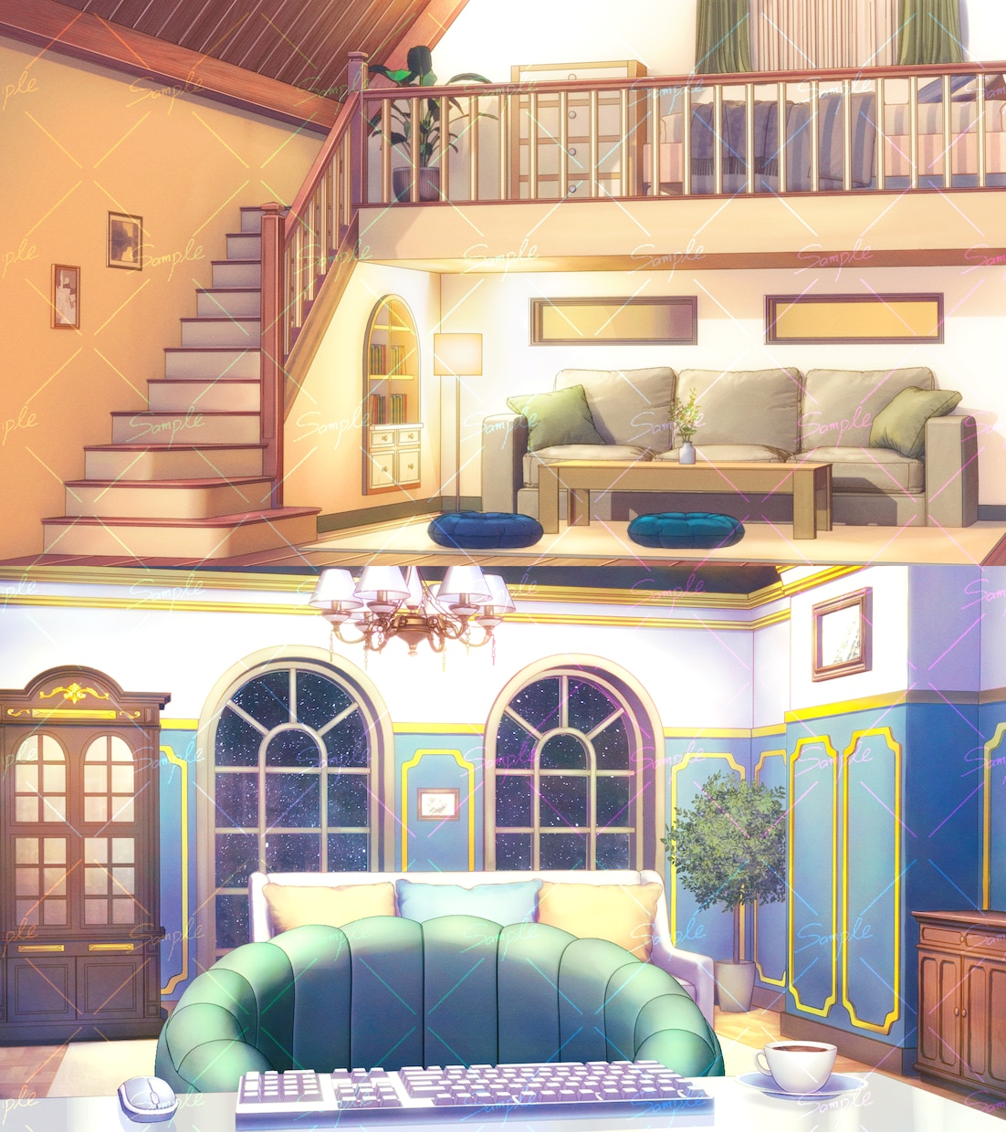 配信部屋、室内背景、配信背景イラストを描きます 〜VTuber様を応援しております〜 イメージ7