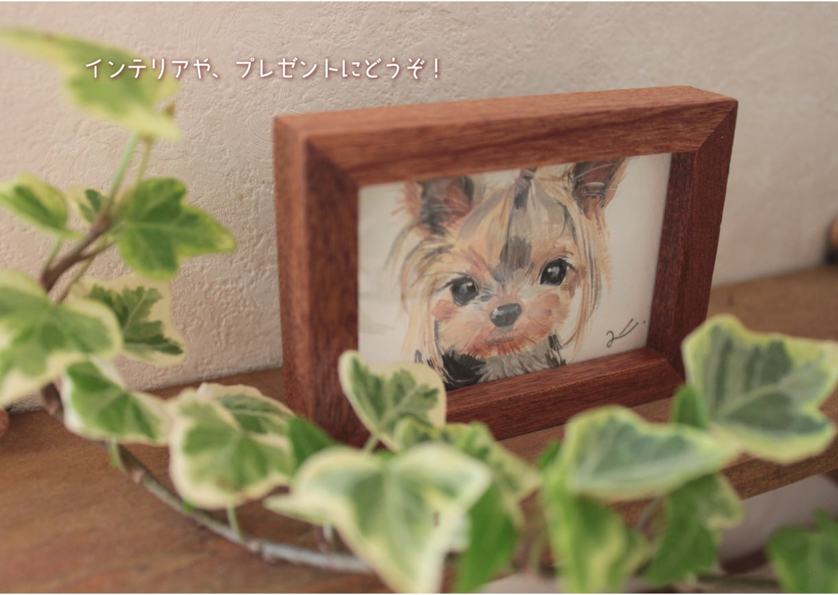 ペットのミニ油絵お描きします 油絵作家が大切なペットを素敵なミニ作品にします！ イメージ2