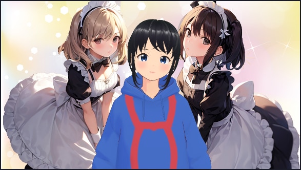 VRoid製の3Dモデル制作します どうせ会議するなら、可愛い女の子で会議したいですよね？ イメージ2
