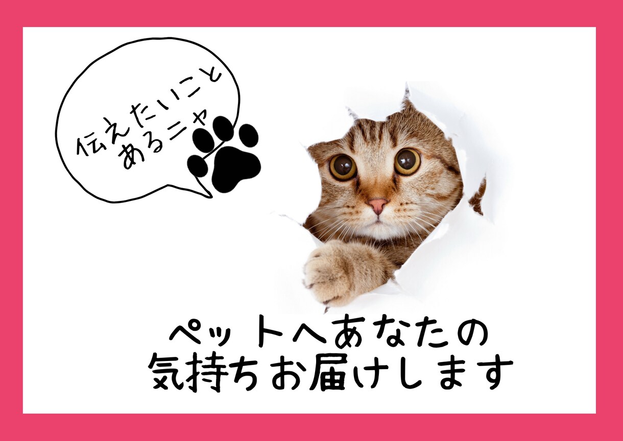 なぜ！？噛む逃げる！愛するペットの気持ちを届けます 貴方の愛の心をお届けすることで変化を実感 イメージ3