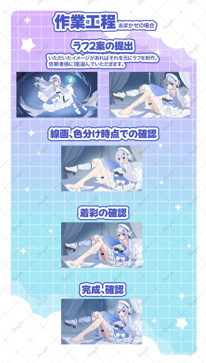 かわいいにこだわったイラスト描きます プレゼント、SNSアイコン、活動用などに イメージ2